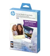 Samolepící fotopapír HP Social Media Snapshots - 25 listů 10x13 cm (W2G60A)