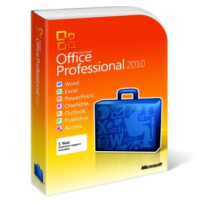 Microsoft Office Professional 2010 karta s produktovým klíčem (269-14831)