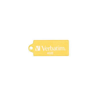 USB Flash Disk VERBATIM - 4 GB, slunečně žlutá (47417)