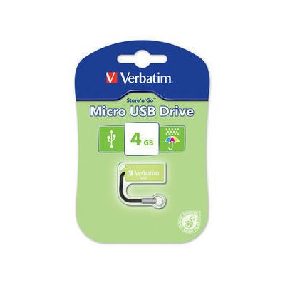 USB Flash Disk VERBATIM - 4 GB, eukalyptově zelená (47418)