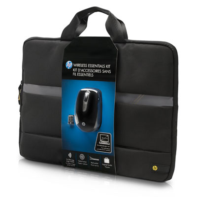 Sada HP Wireless Essentials - taška + bezdrátová myš (A2M90AA)