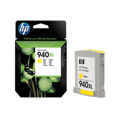Inkoustová náplň HP 940XL žlutá (C4909AE)