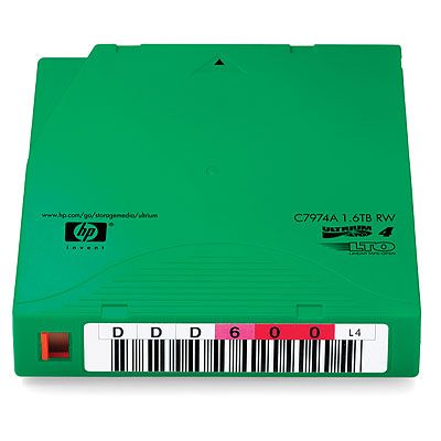 HP Ultrium páska, 1 600 GB, non custom Prelabelled, 20 kusů (C7974AN)
