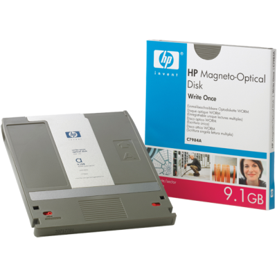 Optický disk HP 9,1 GB WORM (4 096 B na sektor) (C7984A)