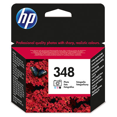 Inkoustová náplň HP 348 fotografická černá (C9369EE)