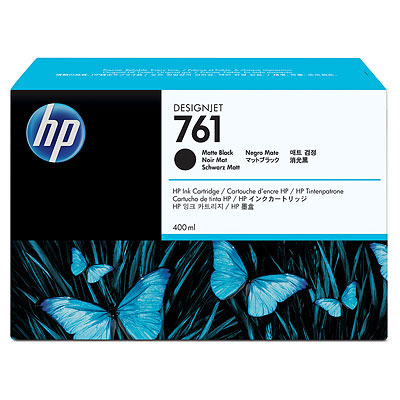 Inkoustová náplň HP 761 matná černá, malá (CM991A)