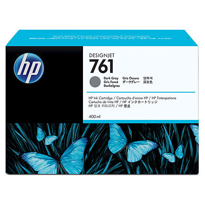 Inkoustová náplň HP 761&nbsp;tmavě šedá (CM996A)