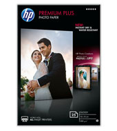 Fotopapír HP Premium Plus Glossy - lesklý, 25 listů 10x15 cm (CR677A)