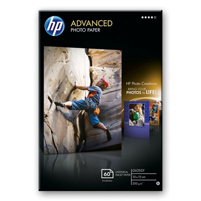 Fotopapír HP Advanced Photo - lesklý, 60 listů 10x15 cm (Q8008A)