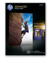Fotopapír HP Advanced Photo - lesklý, 25 listů 13x18 cm (Q8696A)