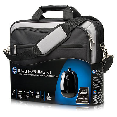 Sada tašky a myši HP Travel Essentials - 40,6 cm (16&quot;) (XX046AA)