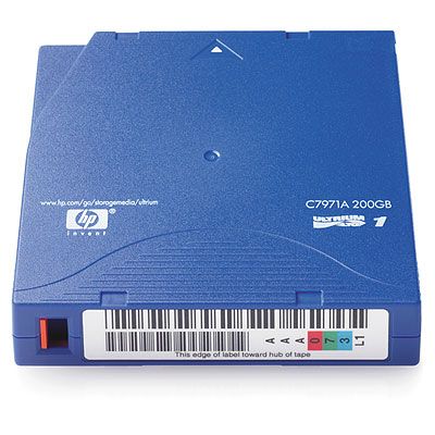 HP Ultrium 200 GB opatřená štítky (20 kusů) (C7971AL)