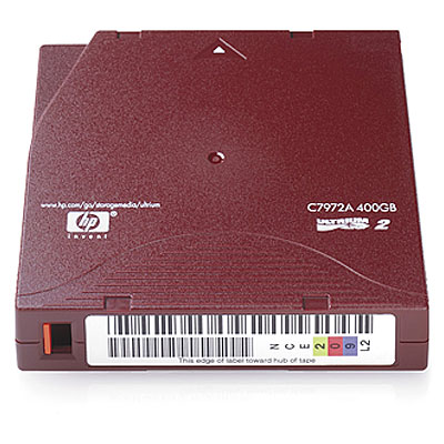 HP Ultrium 400 GB opatřená štítky (20 kusů) (C7972AL)