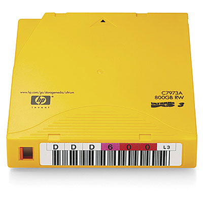 HP Ultrium páska 800 GB RW opatřená štítkem, 20 kusů (C7973AL)