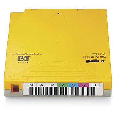 HP Ultrium páska 800 GB WORM RW opatřená štítkem, 20 kusů (C7973WL)