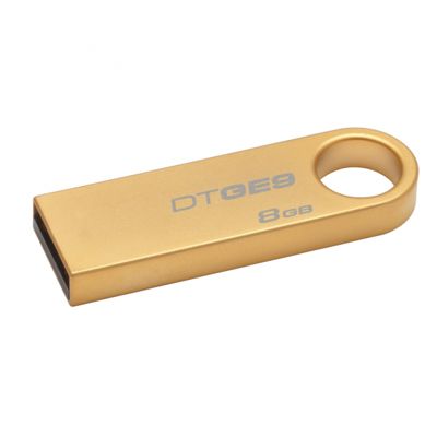 Kingston 8GB DataTraveler GE9 USB Flash Disk - zlatý (DTGE9-8GB)