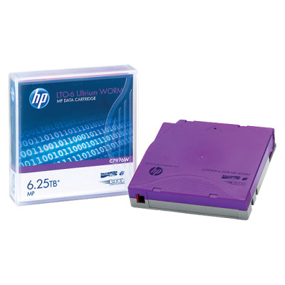 Datová pásková kazeta HP LTO6 Ultrium 6,25 TB WORM (C7976W)