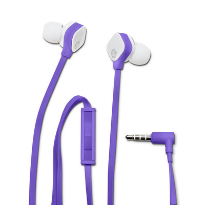 Špuntová sluchátka HP H2310 - intense purple (M2J40AA)