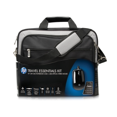Sada tašky a myši HP Travel Essentials - 40,6 cm (16&quot;) (XX046AA)