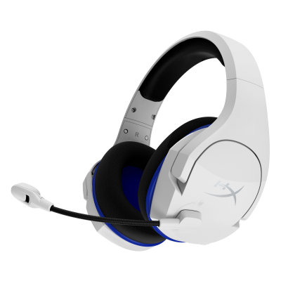 HyperX Cloud Stinger Core -&nbsp;Wireless Gaming Headset -&nbsp;PlayStation (White-Blue) (4P5J1AA)