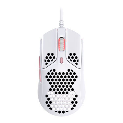HyperX Pulsefire Haste - Gaming Mouse (White-Pink) (4P5E4AA)