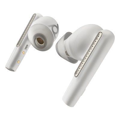 Bluetooth sluchátka Poly Voyager Free 60 White Sand + BT700 USB-C (7Y8L4AA)