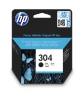 Inkoustová náplň HP 304 černá (N9K06AE)