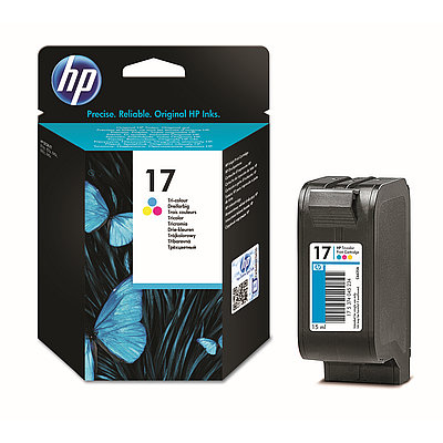 Inkoustová náplň HP 17 tříbarevná (C6625A)