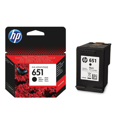 Inkoustová náplň HP 651&nbsp;černá (C2P10AE)