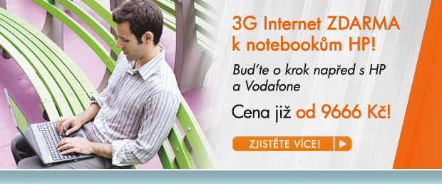 3G Internet ZDARMA od Vodafone k notebook�m HP!