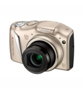 Canon PowerShot SX130 IS kompakt 12Mpix, 12x zoom - stříbrný (4611B015AA)