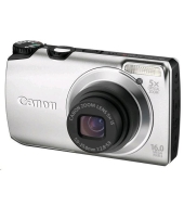Canon PowerShot A3300 IS 16.0 MPix, 5x zoom - stříbrný (5033B016AA)