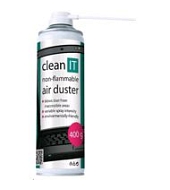 CLEAN IT Stlačený vzduch 400ml, NEHOŘLAVÝ (CL-31)