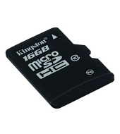 Kingston 16GB Micro SecureDigital (SDHC) Karta Třída 10 (SDC10/16GBSP)