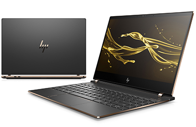 Stylový notebook HP Spectre - otevřený