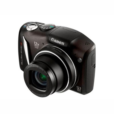 Canon PowerShot SX130 IS kompakt 12Mpix, 12x zoom - černý (4345B015AA)
