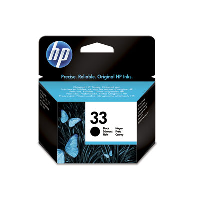HP 33 černá inkoustová tisková kazeta (30 ml) (51633ME)