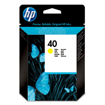 HP 40 žlutá inkoustová tisková kazeta (42 ml) (51640YE)