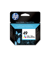 HP 49 tříbarevná inkoustová tisková kazeta (11 ml) (51649NE)
