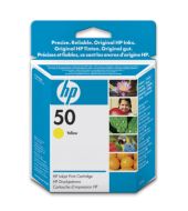 HP 50 žlutá inkoustová tisková kazeta (42 ml) (51650YE)