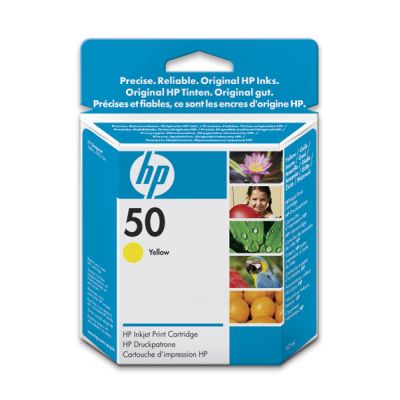 HP 50 žlutá inkoustová tisková kazeta (42 ml) (51650YE)