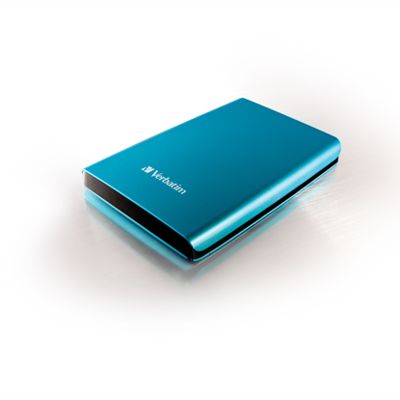 Externí pevný disk VERBATIM 2,5" -&nbsp;1&nbsp;TB, USB 3.0, karibská modř (53036)