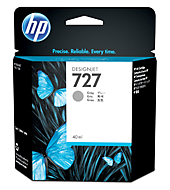 Inkoustová náplň HP 727 šedá (40 ml) (B3P18A)