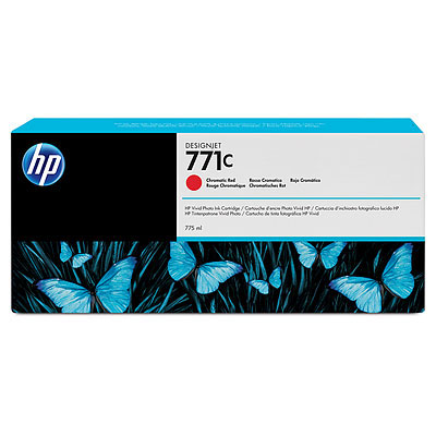 Inkoustová náplň HP 771C chromatická červená (B6Y08A)