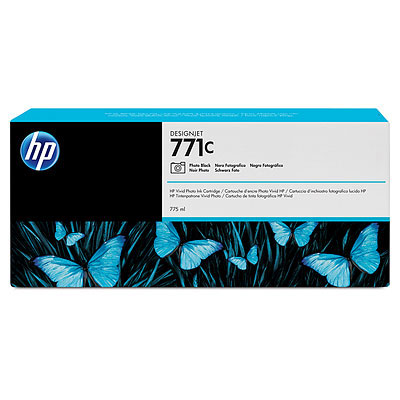 Inkoustová náplň HP 771C fotografická černá (B6Y13A)
