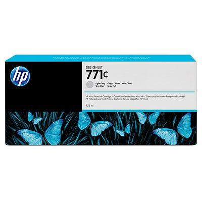 Inkoustová náplň HP 771C světle šedá (B6Y14A)