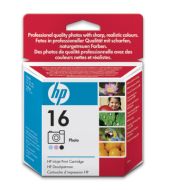 HP 16 tříbarevná fotografická inkoustová tisková kazeta (23 ml) (C1816AE)
