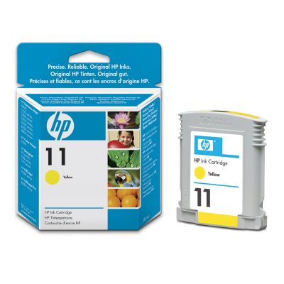Inkoustová náplň HP 11 žlutá (C4838AE)