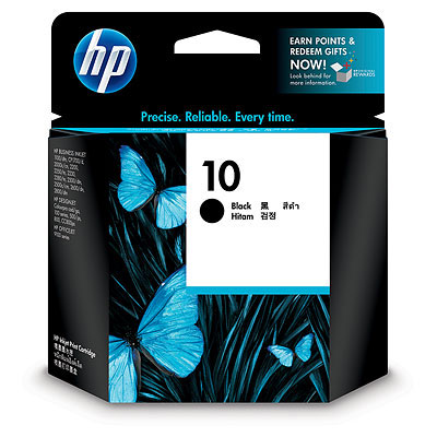 Inkoustová náplň HP 10 černá (C4844A)