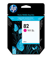 Inkoustová náplň HP 82 purpurová (69 ml) (C4912A)